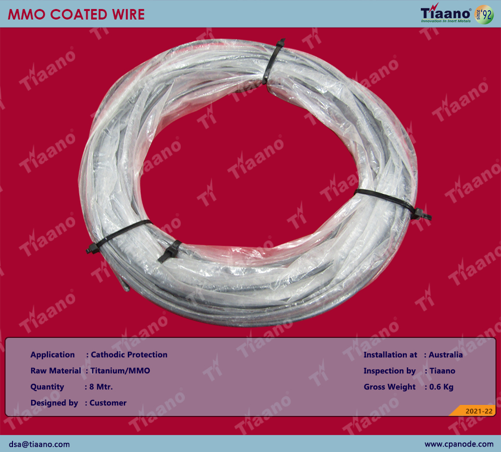 MMO coated wire