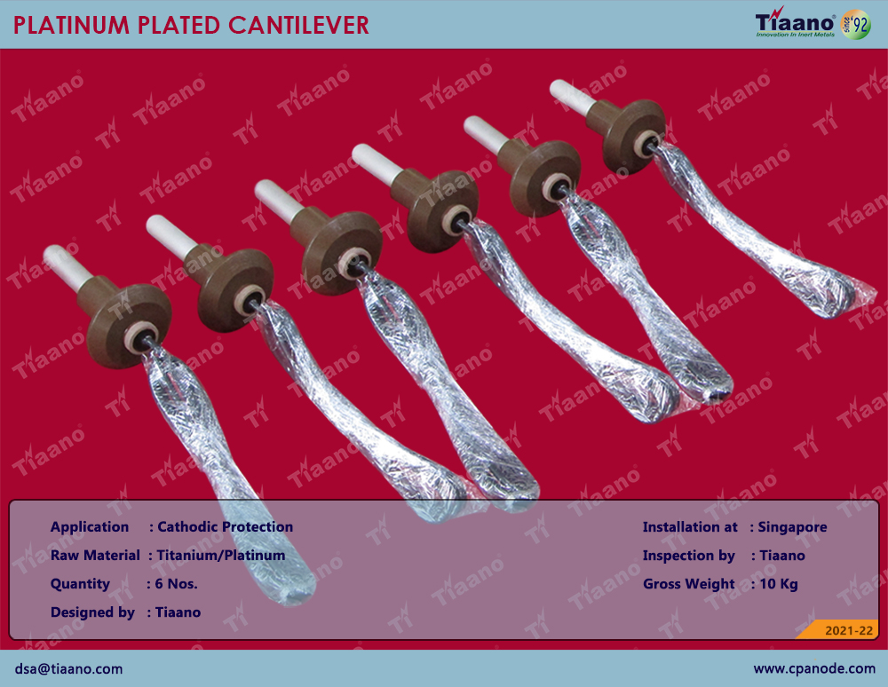 Cantilever anode