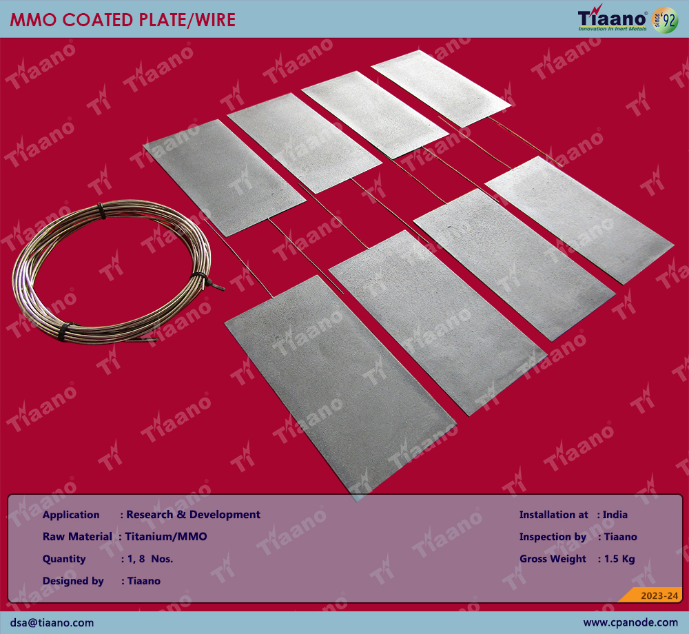 MMO COATED PLATE AND WIRE